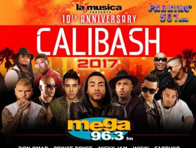 BOLETOS PARA LA EDICIÓN ESPECIAL DEL DÉCIMO ANIVERSARIO DE CALIBASH EN STAPLES CENTER EL 21 DE ENERO SE HAN AGOTADO