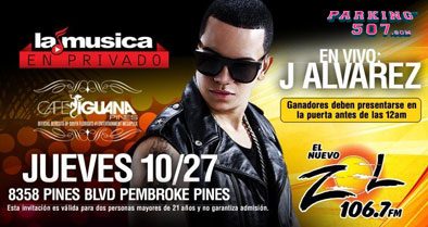 LAMUSICA & EL NUEVO ZOL 106.7FM PRESENTS LA MUSICA EN PRIVADO CONCERT SERIES WITH TOP MILLENNIAL LATIN ARTIST J ALVAREZ