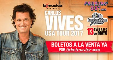 CARLOS VIVES USA TOUR 2017